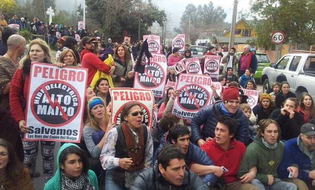 «No Alto Maipo» convoca marcha para el sábado 2 de agosto