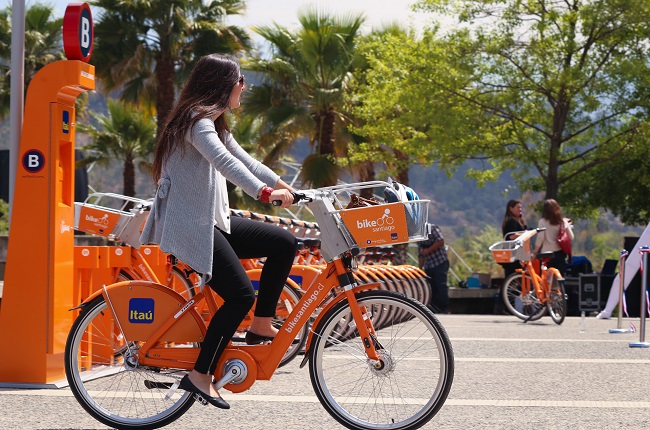 Bike Santiago: Inauguran primer sistema automatizado de bicicletas públicas en Chile