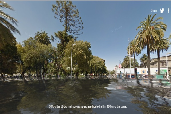 Ciudades inundadas: Google Street View realiza campaña para concientizar sobre cambio climático