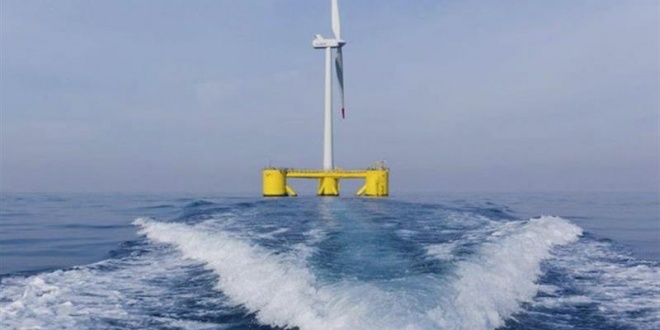 Windfloat: El proyecto eólico que flota en el mar
