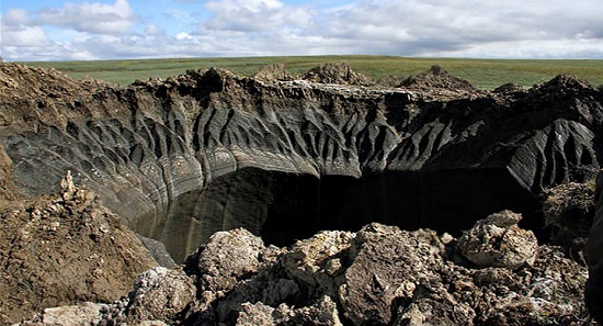 Cambio climático sería el responsable de aparición de los ‘cráteres del fin del mundo’