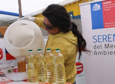 18 sustentable: Fondas de Rancagua reciclarán aceite