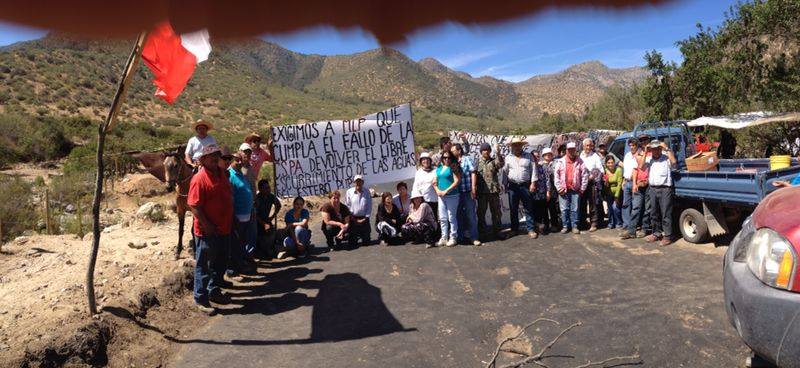 Organizaciones exigen que Los Pelambres se haga cargo de los costos ambientales del tranque El Mauro