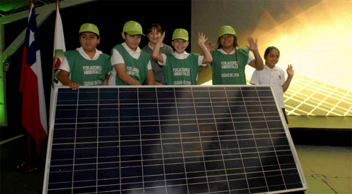 Inauguran proyecto de energía solar en escuela municipal de El Bosque