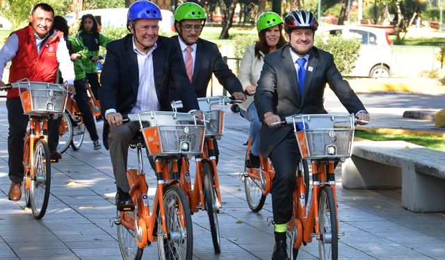 Ñuñoa se suma al sistema interconectado de bicicletas públicas