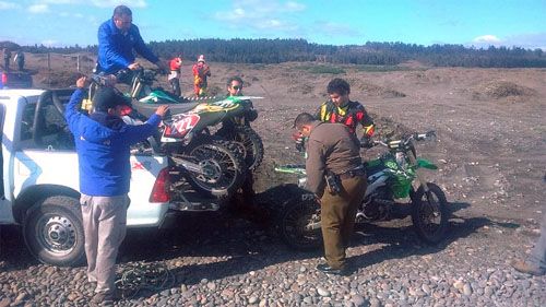 Carabineros requisó siete motos durante operativo en Reserva Nacional El Yali