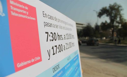 Implementarán 23 ejes exclusivos para transporte públicos en episodios de pre emergencia ambiental en Santiago