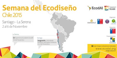 En Santiago y la Región de Coquimbo se realizará semana del ecodiseño
