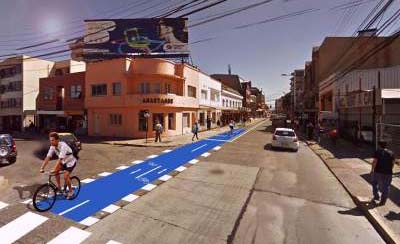 Valdivia aprobó la construcción de la primera ciclovía de la ciudad