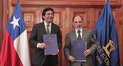 Ministerio del Medio Ambiente y Corte Suprema firman convenio de cooperación en residuos y energías renovables