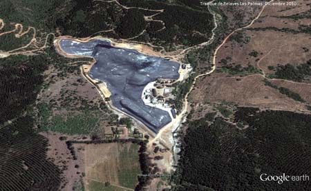 Tribunal Ambiental inspecciona zona afectada por colapso de tranque de relave en terremoto de 2010