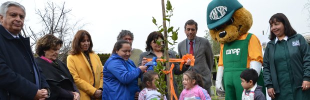 Conaf y Junji firman convenio para arborizar 3.000 jardines infantiles