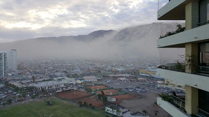 [VIDEOS] Tormenta de arena afecta a Arica y Iquique desde esta mañana