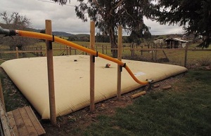 Instalan sistema de captación de aguas lluvias en zonas rurales de la Región de Los Ríos