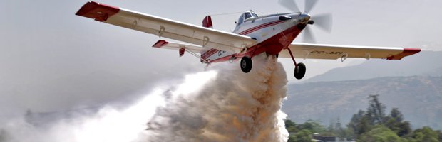 Amplían flota aérea para el combate de incendios forestales. Presentan nuevo AirTractor AT-802