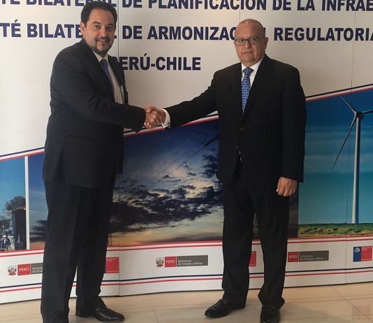 Chile y Perú firman acuerdo para futura interconexión eléctrica entre Arica y Tacna