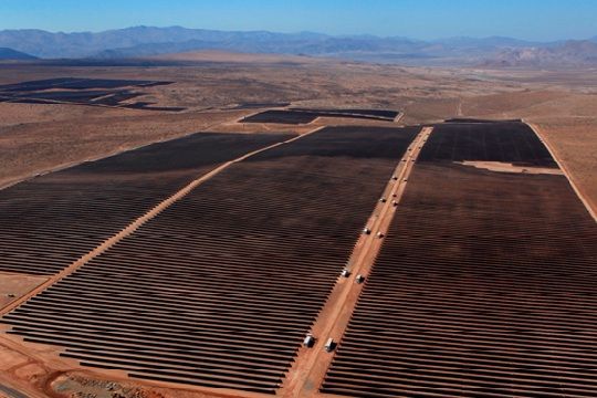 Planta Solar El Romero, ubicada en la Región de Atacama.