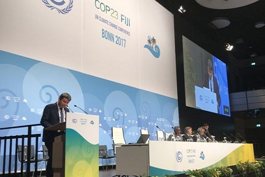 Declaración de Chile en la COP23: “estamos comprometido con la acción climática, a través de la revolución energética, la conservación de la Patagonia y la protección de los océanos»