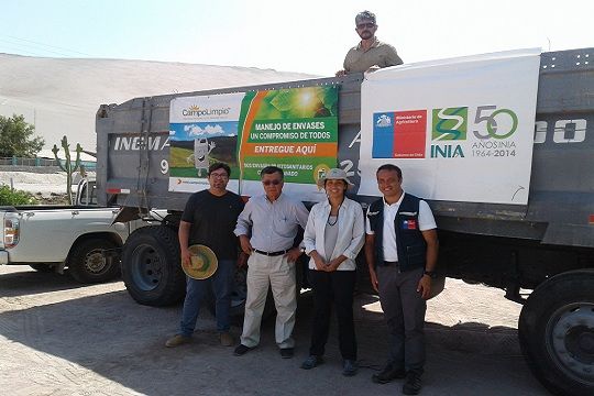Por primera vez agricultores de Lluta y Azapa entregaron sus envases vacíos de fitosanitarios para su reciclaje