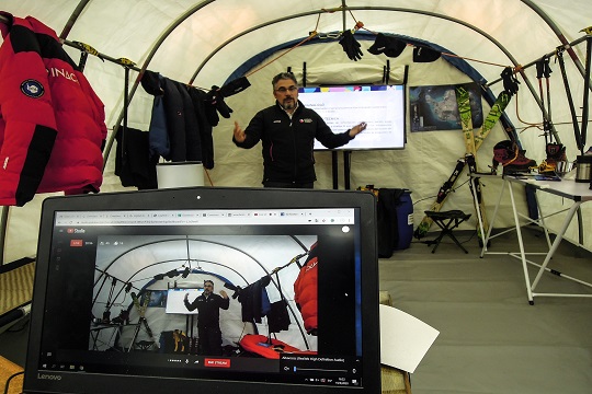 Estación Antártica Virtual de INACH comenzó a impartir ciclo de charlas