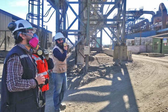SMA fiscaliza niveles de dióxido de azufre en ENAMI Atacama