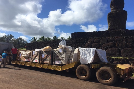Reúnen 30 toneladas de vidrio para reciclaje en Rapa Nui