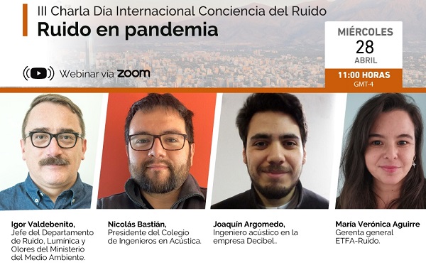 «Ruido en Pandemia», será el tema principal del próximo webinar de Codexverde y UDLA