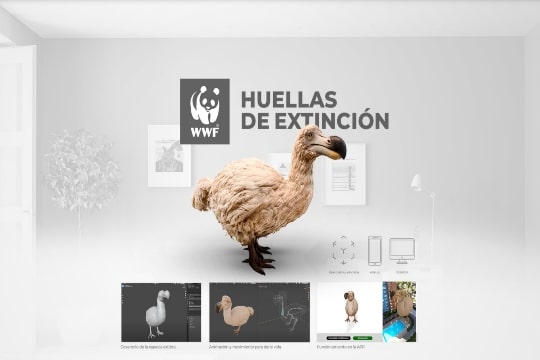 WWF Chile es reconocida en Premios Chile Diseño por campaña que sensibiliza sobre animales extintos