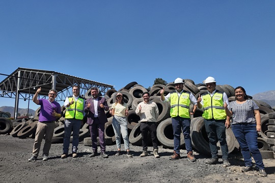 Campaña de reciclaje en Región de O’Higgins recolecta tres mil unidades de neumáticos
