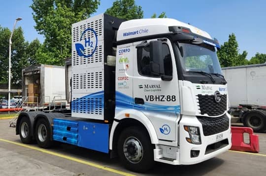CAMION HIDRÓGENO VERDE
